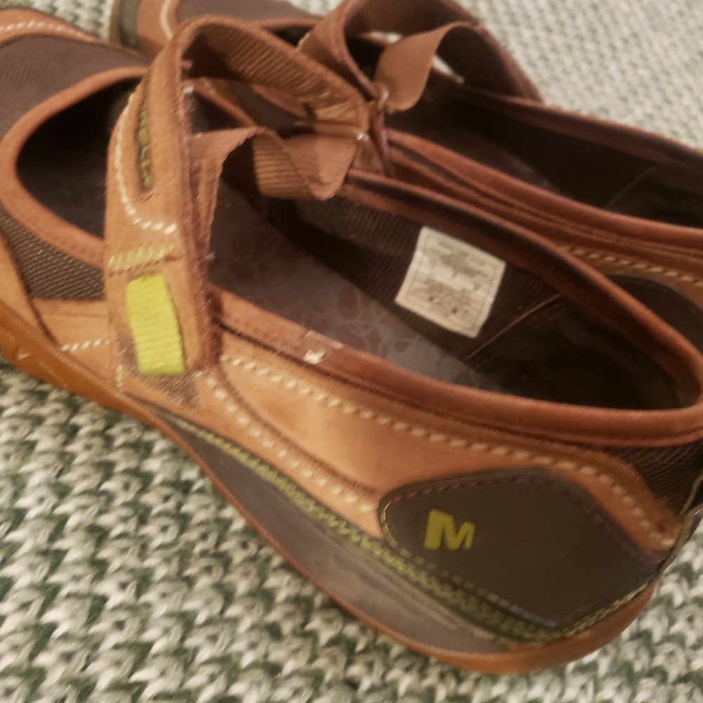 FINAL PRICE DROP Like New Merrell Mimosa Emme Mary Janes - Cocoa Size 7.5 - Picture 4 of 15